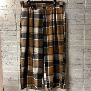 Shein Wide Leg Plaid Fall Trendy Pants Plus Size Curvy 4XL